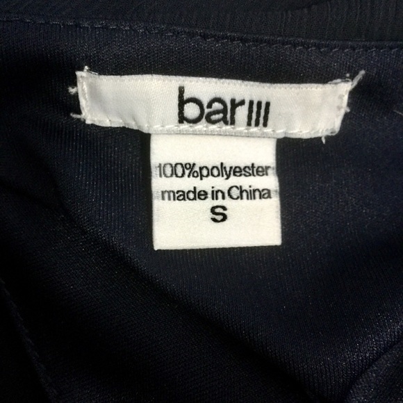 Bar III Navy Blue Cap Sleeve Dress - Picture 6 of 6
